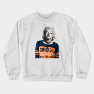 Marilyn Loves Da Bears Crewneck Sweatshirt